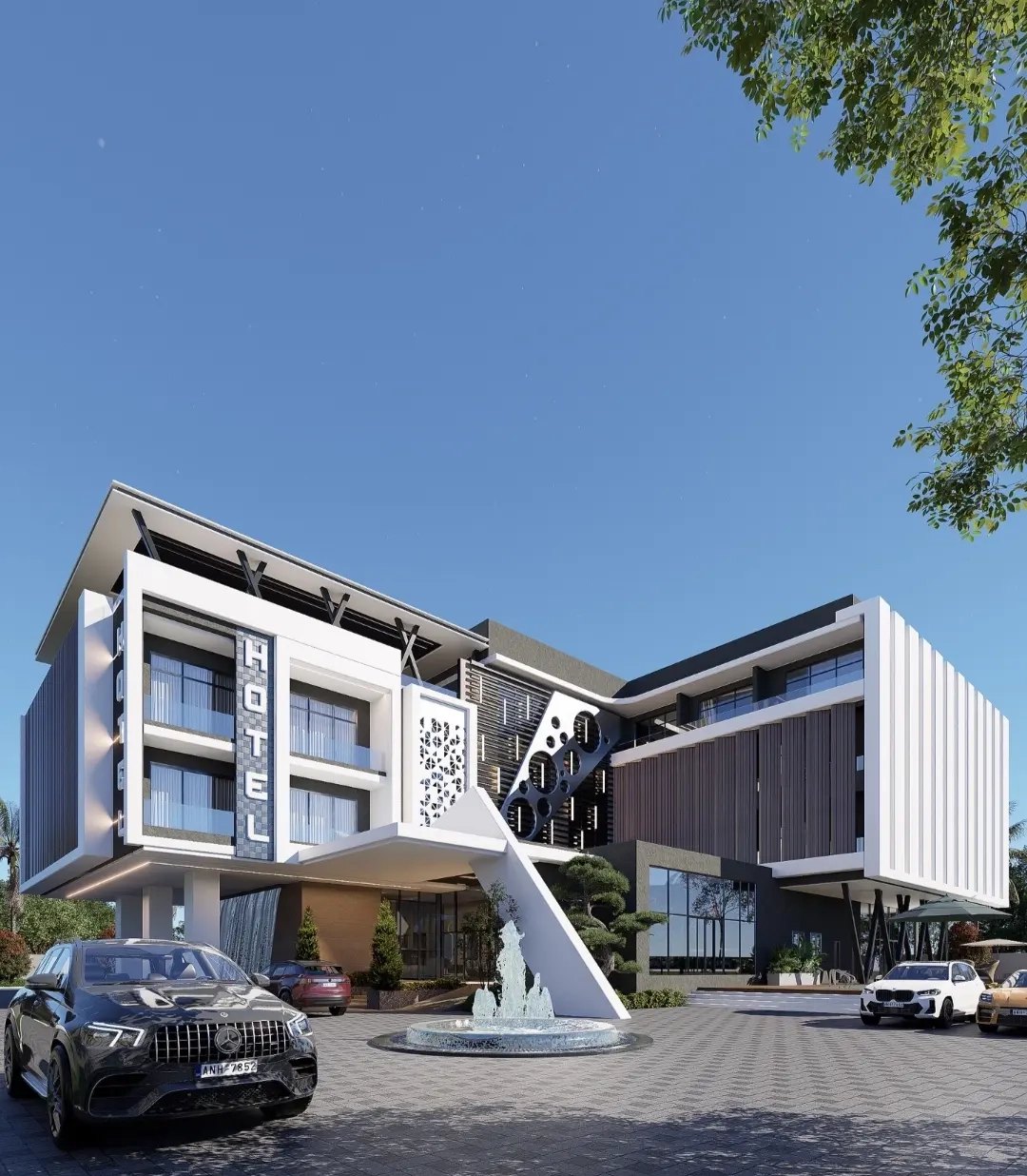 Meridian Hotel — Façade